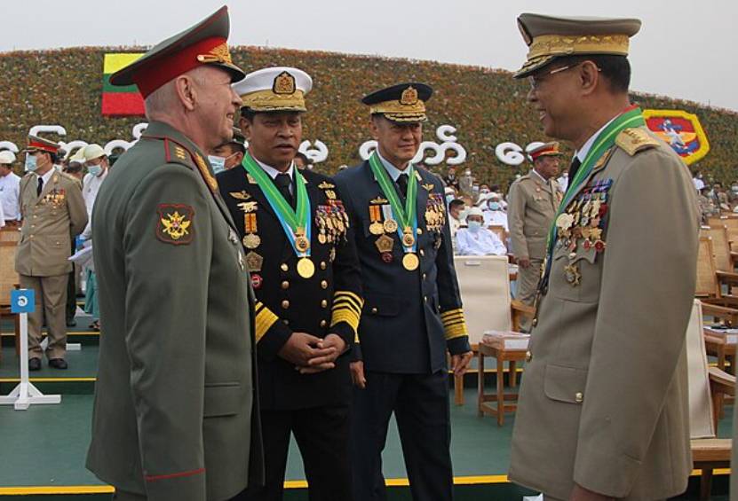 potret militer Myanmar (commons.wikimedia.org/Mil.ru)